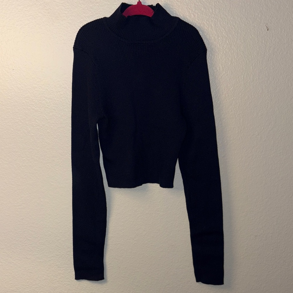 PacSun Navy Blue Turtleneck Sweater
